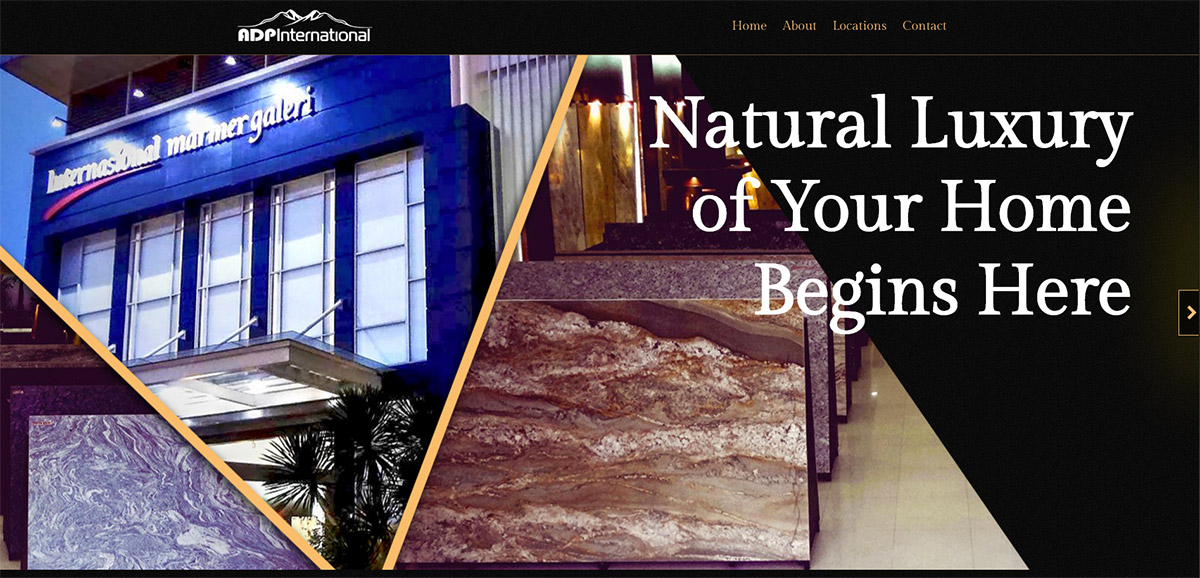 PT. Adidaya Prima Marmer website
